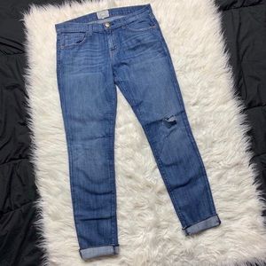 CURRENT/ELLIOTT roller prairie ankle skinny jeans